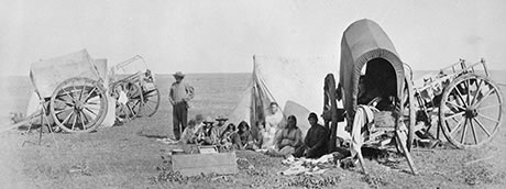 Commerçants de fourrures Métis sur les Plaines, 1872-1873